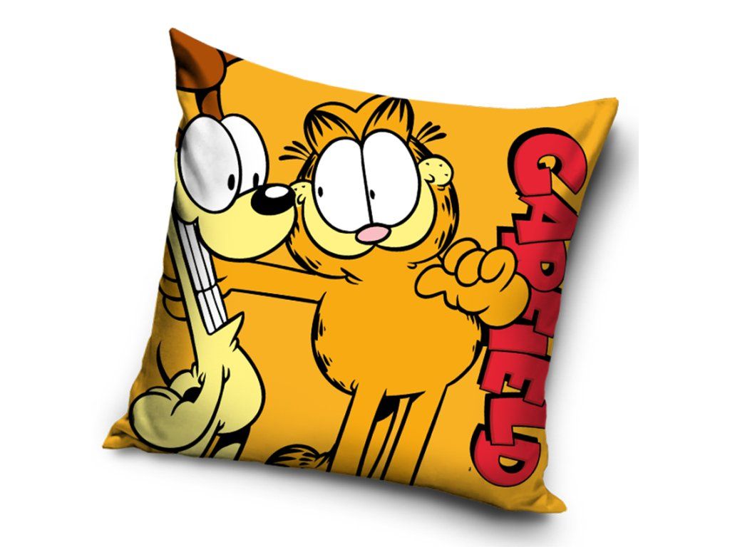 Dětský polštářek Garfield a kamarád Odie