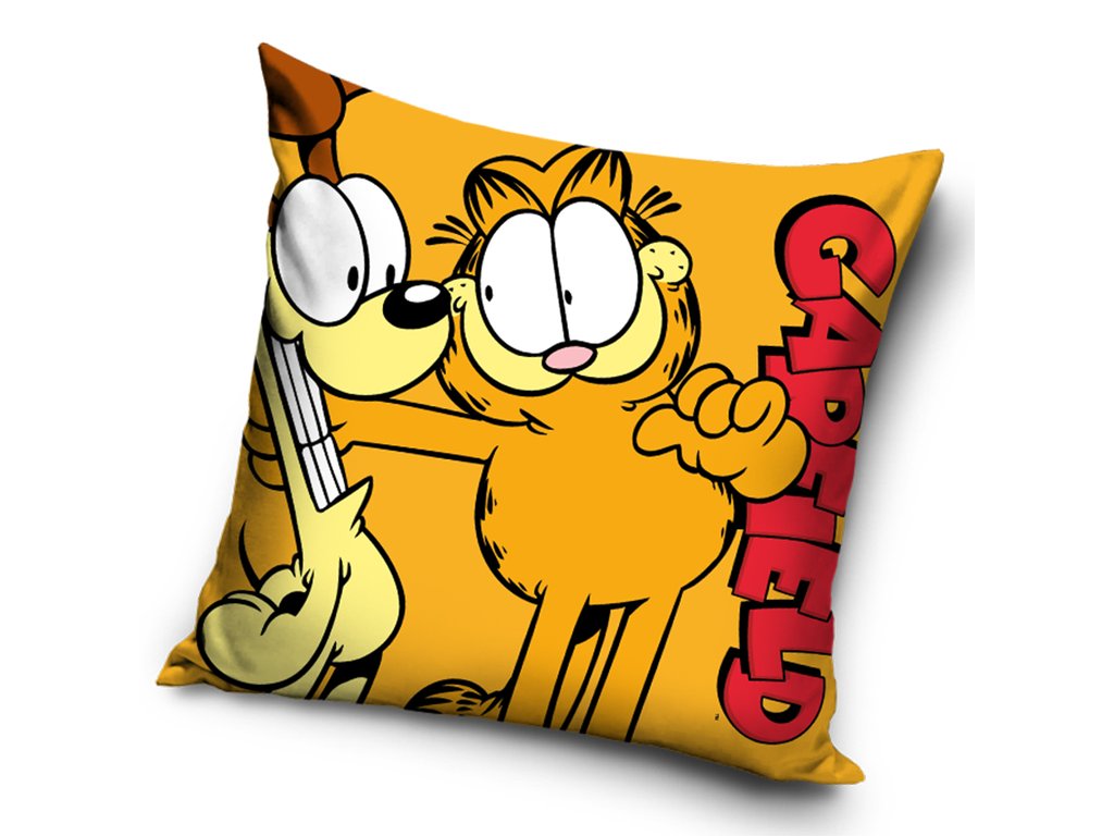 Dětský polštářek Garfield a kamarád Odie